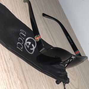 BOOTLEG Gucci Shades Unisex Black Sunglasses